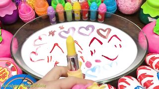 Mixing Makeup, Glitter and More into Glossy Slime ! Satisfying Slime Video #814