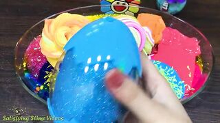 Mixing Makeup, Glitter and More into Glossy Slime ! Satisfying Slime Video #810
