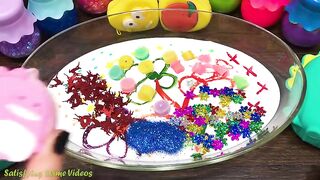 DINOSAUR Slime! Mixing Makeup, Glitter and More into Glossy Slime ! Satisfying Slime Video #809