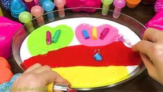 Mixing Makeup, Glitter and More into Glossy Slime ! Satisfying Slime Video #803