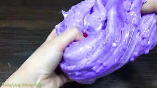 PURPLE Slime! Mixing Makeup, Glitter and More into Glossy Slime ! Satisfying Slime Video #796