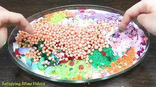 Mixing Makeup, Glitter and More into Glossy Slime ! Satisfying Slime Video #791