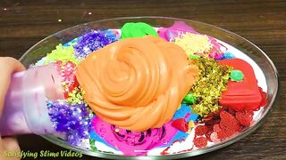 Mixing Makeup, Glitter and More into Glossy Slime ! Satisfying Slime Video #790
