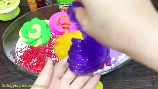 Mixing Makeup, Glitter and More into Glossy Slime ! Satisfying Slime Video #789