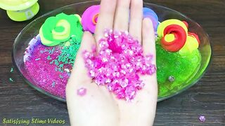 Mixing Makeup, Glitter and More into Glossy Slime ! Satisfying Slime Video #789