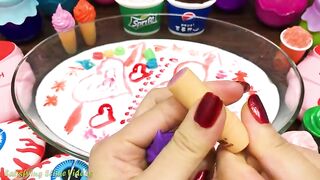 Mixing Makeup, Glitter and More into Glossy Slime ! Satisfying Slime Video #786