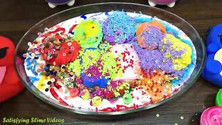 Mixing Makeup, Glitter and More into Glossy Slime ! Satisfying Slime Video #785