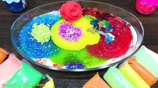 Mixing Makeup, Glitter and More into Glossy Slime ! Satisfying Slime Video #784