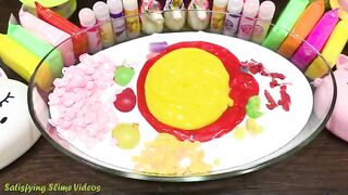 UNICORN Slime! Mixing Makeup, Glitter and More into Glossy Slime ! Satisfying Slime Video #782