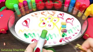 Mixing Makeup, Glitter and More into Glossy Slime ! Satisfying Slime Video #780