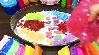 Mixing Makeup, Glitter and More into Glossy Slime ! Satisfying Slime Video #779