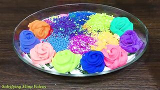FROZEN Slime! Mixing Makeup, Glitter and More into Glossy Slime ! Satisfying Slime Video #777