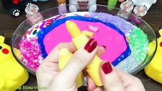 Mixing Makeup, Glitter and More into Glossy Slime ! Satisfying Slime Video #773