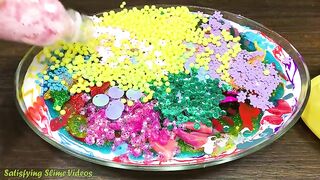 Mixing Makeup, Glitter and More into Glossy Slime ! Satisfying Slime Video #772