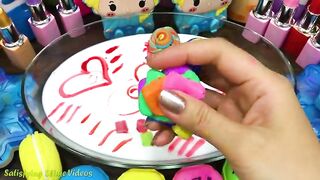 ELSA Slime! Mixing Makeup, Glitter and More into Glossy Slime ! Satisfying Slime Video #771