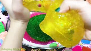 Mixing Makeup, Glitter and More into Glossy Slime ! Satisfying Slime Video #770