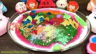 Mixing Makeup, Glitter and More into Glossy Slime ! Satisfying Slime Video #770
