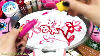 Mixing Makeup, Glitter and More into Glossy Slime ! Satisfying Slime Video #766