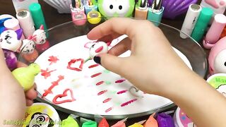 Mixing Makeup, Glitter and More into Glossy Slime ! Satisfying Slime Video #764