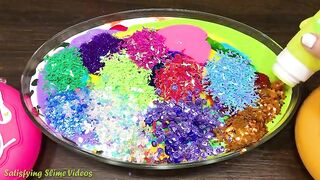 DONUT Slime! Mixing Makeup, Glitter and More into Glossy Slime ! Satisfying Slime Video #762