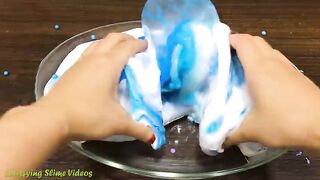 BLUE STITCH Slime! Mixing Makeup, Glitter and More into Glossy Slime! Satisfying Slime Video #761