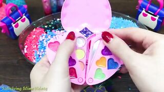GALAXY Slime Mixing Makeup, Glitter and More into Glossy Slime ! Satisfying Slime Video #757