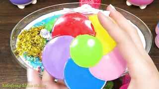 Mixing Makeup, Clay and More into Glossy Slime ! Satisfying Slime Video #748