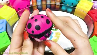 Mixing Makeup, Clay and More into Glossy Slime ! Satisfying Slime Video #742