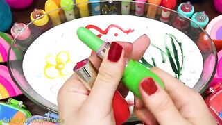 Mixing Makeup, Clay and More into Glossy Slime ! Satisfying Slime Video #741