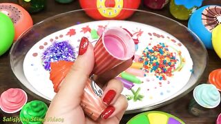 Mixing Makeup, Clay and More into Glossy Slime ! Satisfying Slime Video #739