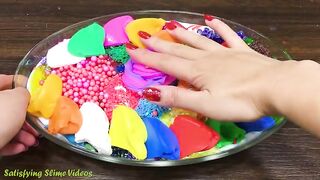 Mixing Makeup, Clay and More into Glossy Slime ! Satisfying Slime Video #739