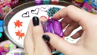 Mixing Makeup, Clay and More into Glossy Slime ! Satisfying Slime Video #734