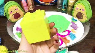 Mixing Makeup, Clay and More into Glossy Slime ! Satisfying Slime Video #733