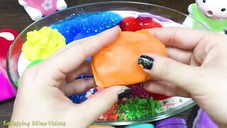 Mixing Makeup, Clay and More into Glossy Slime ! Satisfying Slime Video #732