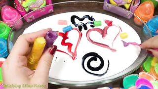 Mixing Makeup, Clay and More into Glossy Slime ! Satisfying Slime Video #730