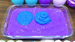 BLUE vs PURPLE! Making Slime With Funny BALLOONS ! Mixing Random Things into Slime | Satisfying #728