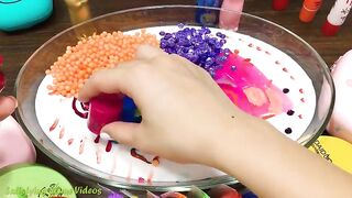Mixing Makeup, Clay and More into Glossy Slime ! Satisfying Slime Video #725
