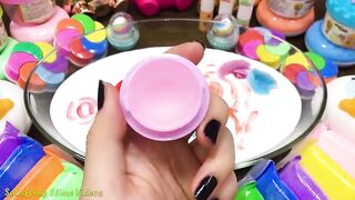 Mixing Makeup, Clay and More into Glossy Slime ! Satisfying Slime Video #721