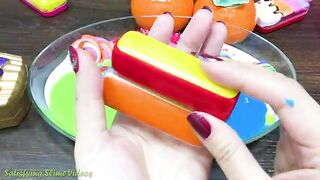 Mixing Makeup, Clay and More into Glossy Slime ! Satisfying Slime Video #720