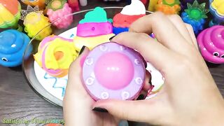 Mixing Makeup, Clay and More into Glossy Slime ! Satisfying Slime Video #714