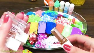 Mixing Makeup, Clay and More into Glossy Slime ! Satisfying Slime Video #707