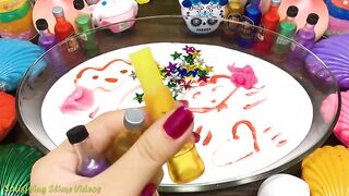 Mixing Makeup, Clay and More into Glossy Slime ! Satisfying Slime Video #704