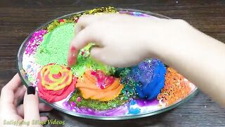 Mixing Makeup, Clay and More into Glossy Slime ! Satisfying Slime Video #703