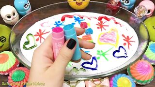 Mixing Makeup, Clay and More into Glossy Slime ! Satisfying Slime Video #701