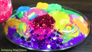 Mixing Makeup, Clay and More into Glossy Slime ! Satisfying Slime Video #700