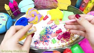 Mixing Makeup, Clay and More into Glossy Slime ! Satisfying Slime Video #695