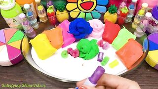 Mixing Makeup, Clay and More into Glossy Slime ! Satisfying Slime Video #694