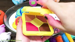 Mixing Makeup, Clay and More into Glossy Slime ! Satisfying Slime Video #693