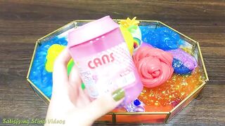 Mixing Store Bought Slime into Clear Slime | Slimesmoothie | Satisfying Slime Videos #690