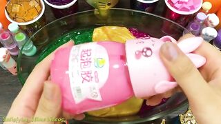 Mixing Makeup and Glitter into Store Bought Slime | Satisfying Slime, ASMR Slime #673